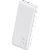 Resim 20000 Mah 2.4A Powerbank Taşınabilir Şarj Cihazı, PW-105 (Beyaz) 