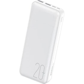 Resim 20000 Mah 2.4A Powerbank Taşınabilir Şarj Cihazı, PW-105 (Beyaz) 