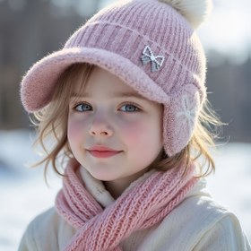 Resim Fiyonklu Çocuk Kışlık Şapka - Kalın Sıcak Beanie, Yumuşak Pastel Pembe, 4-8 Yaş Arası Erkek ve Kız Çocuklar İçin Hafif Soğuk Hava Şapkası, Dış Mekan, Seyahat, Günlük Kullanım İçin - Kolay Bakım Elde Yıkanabilir, Kız Çocuk Kışlık Şapkası, Dış Mekan Oyun Kıyafeti, Eğlenceli Tasarım, Rahat Uyum, Aksesuar, Okul Çağı Çocukları, Ponponlu Kız Çocuk Kışlık Şapkası, Ponponlu Kız Çocuk Şapkası, Şapka İçin Ponpon, Ponpon Kız, Kız Çocuk Sonbahar Şapkası, Erkek Çocuk Şapkası, Kız Çocuk Sonbahar Şapkaları 