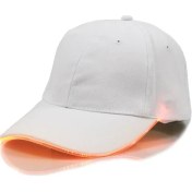 Resim Xphone Store LED Işıklı Şapka - Beyaz (Yurt Dışından) 