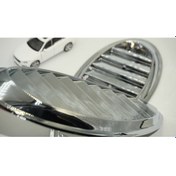 Resim Arazi Off Road Binek Araç Ön Kaput Gümüş Krom Air Flow Rüzgarlık 