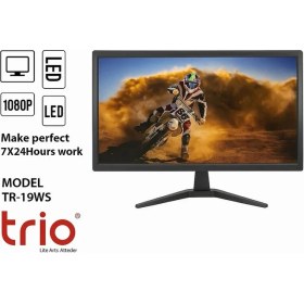 Resim Trio 19 TR-19WS 3ms 60Hz Vga+Hdmı Fhd LED Monıtor 