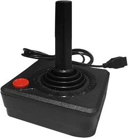 Resim Gaetooely Gaming Joystick Controller for 2600 Game Rocker with 4-Way Lever and Single Action Button Retro Gamepad 