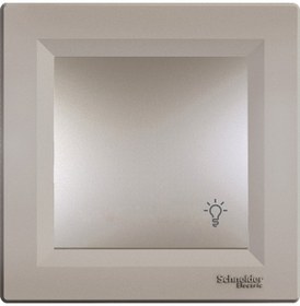 Resim Schneider Asfora Plus Bronz Light Yaylı Anahtar Çerçeveli - EPH07 