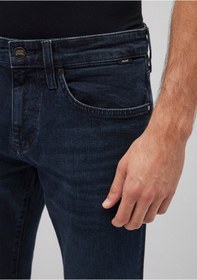 Resim Mavi - Jake Lux Black Puslu Vintage Koyu Mavi Jean Pantolon 0042287868 Koyu Mavi 