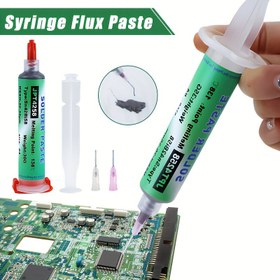 Resim EOOPEE Temizlemeye Gerek Yok Lehim Pastası - Sn42Bi58 (Tin/Bismuth) - Temizlemeye Gerek Yok Leke, SMD/LED/SMT, PCB, Elektronik Tamir İçin - Lehimleme Çubuklarıyla Uyumlu - (15g/20g/30g/50g) - Profesyonel ve Hobi Kullanımı, PCB Montajı, Kolay Uygulama, Dayanıklı Leke, SMD Lehimleme, DIY Tutkunları 