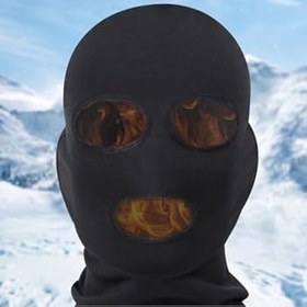 Resim Erkekler için kar maskesi kış kayak yüz maskesi nefes Hood kayak maskesi bisiklet motosiklet sürme için 