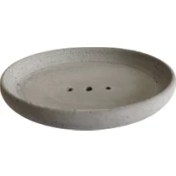 Resim RocArt Home Beton Oval Sabunluk (GRI)BASAB1000GRI 