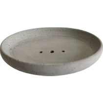 Resim RocArt Home Beton Oval Sabunluk (GRI)BASAB1000GRI 