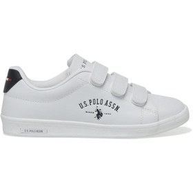 Resim U.S. Polo Assn. Sınger Beyaz Günlük Spor Ayakkabı 3 Cırtlı 