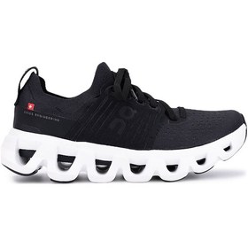 Resim On Kadın Tekstil Siyah/beyaz Sneakers & Spor Ayakkabı Cloudswıft 4 Black/whıte Siyah 
