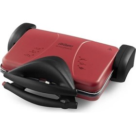 Resim Özbience Kırmızı Izgara ve Tost Makinesi, 4 Dilim, 1800W, Pratik ve Şık Tasarım 