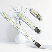 Resim 3'lü Paket USB Kamp Lambası USB Gece Lambası, LED Mini Ampul, Banyo Yatak Odası Okuma Uyku Kamp için 3/8/24 LED'li Fişe Takılabilir Gece Lambası 