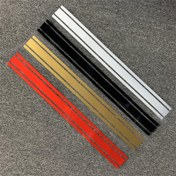 Resim 1PC Motosiklet Çıkartmaları 50.01*5.0cm Tank Kapağı Vinil Su Geçirmez Şerit Pinstripe Çıkartma Çıkartması Racer Motor Stil Dekorasyonları için 