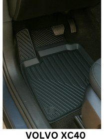 Resim Volvo Xc40 2018+uyumlu 3d Premium Oto Paspas Su Geçirmez, Kaymaz, Kolay Temizlenir 