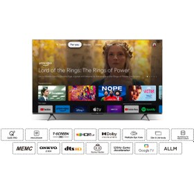 Resim TCL 55T7B 55 inç 139 Ekran Uydu Alıcılı 4K Ultra HD Smart Google QLED TV 