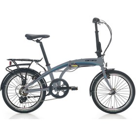Resim Carraro Flexi 106 20 Jant V Fren Katlanır Bisiklet (Mat Gri Siyah Mavi) 