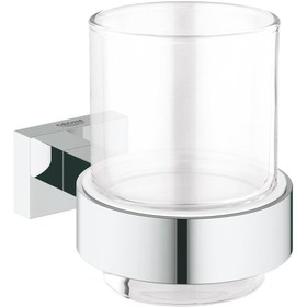 Resim Grohe Essentials Cube Diş Fırçalık Seti Krom - 40755001 