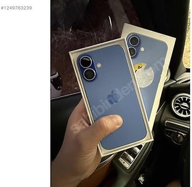 Resim Apple iPhone 16 İkinci El YD | 128 GB | Laciverttaş 