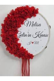 Resim mostbeautifull Kırmızı Gelin Tefi (Kırmızı) 