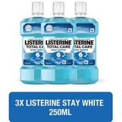 Resim Listerine Stay White Ağız Bakım Suyu 3 x 250 ML 