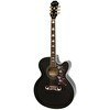 Resim Epiphone EJ-200 CE Gold Siyah Elektro Akustik Gitar 