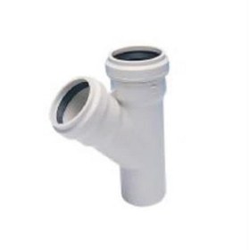 Resim Kalde 75x75 3.2 Pvc-u Tek Çatal (45 Derece) 
