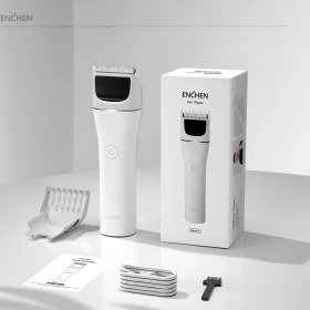 Resim Enchen Boost 2 Beyaz Taşınabilir Şarjlı Saç Kesim Makinesi 