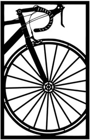 Resim NR Dizayn (200) Bisiklet Dekoratif Metal Duvar Tablosu 49 X 30 