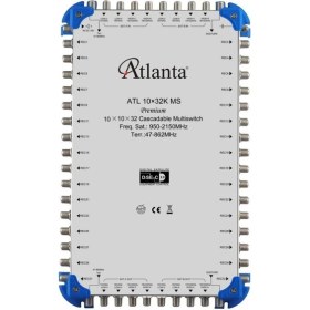 Resim Atlanta 10/32 10x32 Santral Merkezi Sistem Multiswitch ( Sonlu ) + Adaptör 