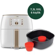 Resim Philips Airfryer Xxl Hd9870/20 Smart Sensing Star White Aksesuar 