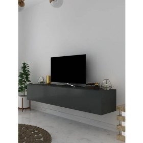 Resim Myniture Home & Living Duvara Monte Tv Sehpası Antrasit S6200-4 