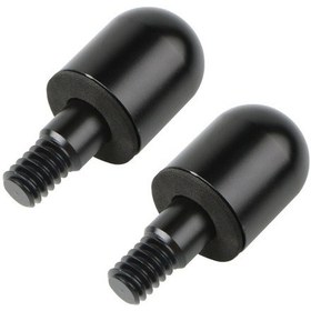 Resim Sones Mercedes Benz Smart 2009-2014 İçin 2 Pcs Araba Arka Çarpışma Önleyici Kuyruk Konisi, Stil: Yuvarlak Siyah 