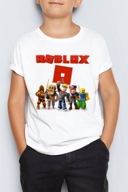 Resim Morinna İm Roblox Baskılı Unisex Çocuk Tişört T-shirt Mr-01 