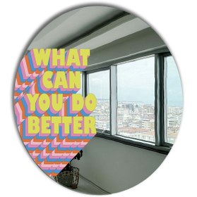 Resim Yuvarlak Ayna, Pinterest Ayna, Renkli Duvar Dekoru, Pinterest Oda Dekoru, Kırılmaz Dekorafif Ayna 