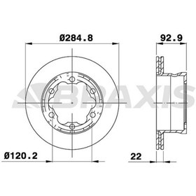 Resim FREN DISKI ARKA (CIFT TEKER) SPRINTER 901 902 903 904 96>06 LT 28 35 46 96>06 