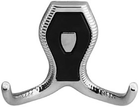 Resim Badem10 Galata Askı Vestiyer Mobilya Duvar Askısı Metal Dolap Elbise Askılığı Krom Siyah Kapaklı Sağlam 