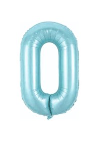 Resim 34" Folyo Rakam 76cm "0" Mavi / Blue Mavi 