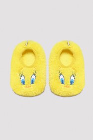 Resim Penti Kız Çocuk Tweety Sarı Patik 