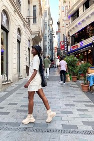 Resim Genel Markalar TİANA Bej Ceket Ve Şort Takım 