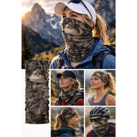 Resim Colizon Unisex Motosiklet Maskesi Bandana - Uv Korumalı Termal Outdoor Boyunluk-Buff 