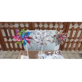 Resim Pearl Shop Marifetlerim Karışık Renkli Rüzgar Gülü 3 Adet 