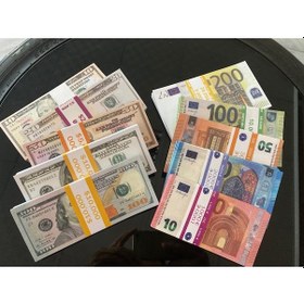 Resim 10 Deste Karışık Euro ve Dolar Geçersiz 