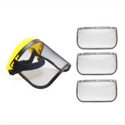 Resim Explosion1 Bahçe Çim Döşeme Menkul Kıymetli Kask Şapkası Tam Yüz File Koruyucu Maske Yedek Net ile Kayıt Kütlesini Günlüğe Kaydetme Için Koruyucu Maske (Yurt Dışından) 