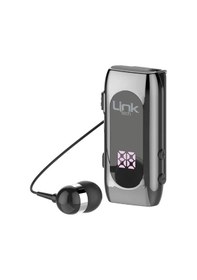 Resim Linktech V80 Bluetooth Kulaklık Ekranlı Makaralı Titreşimli 