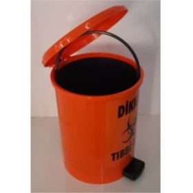 Resim Tıbbi Atık Kovası 25 Lt Pedallı 