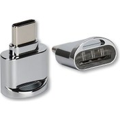 Resim Yaleker Alüminyum Tf Kart Okuyucu, Usb Type-c İle Otg Desteği, Macbook Ve Windows Uyumlu, Hafif Ve Taşınabilir Veri Okuma Aleti 