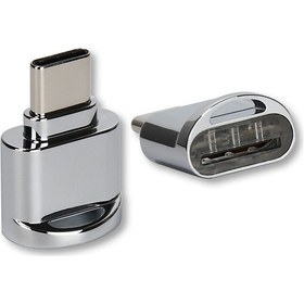 Resim Yaleker Alüminyum Tf Kart Okuyucu, Usb Type-c İle Otg Desteği, Macbook Ve Windows Uyumlu, Hafif Ve Taşınabilir Veri Okuma Aleti 