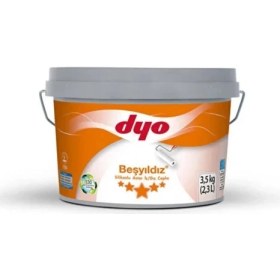 Resim Khi-Zai Dyo Beşyıldız Silikonlu Iç Dış Astar 3,5 kg Beyaz 