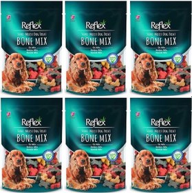 Resim Reflex Yarı Yumuşak Kemik Mix Köpek Ödül Maması 6 x 150 G 